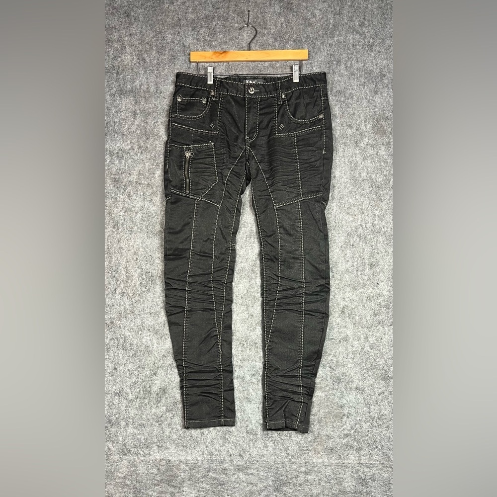 Kosmo Lupe Jeans Men’s Size 34x32 Slim Fit Jeans Black - Picture 10 of 11
